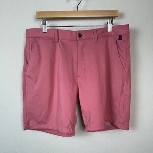 Halsey 44 Sport Golf Shorts Mens‎ Size 34 Pink Performance Stretch Resort Preppy